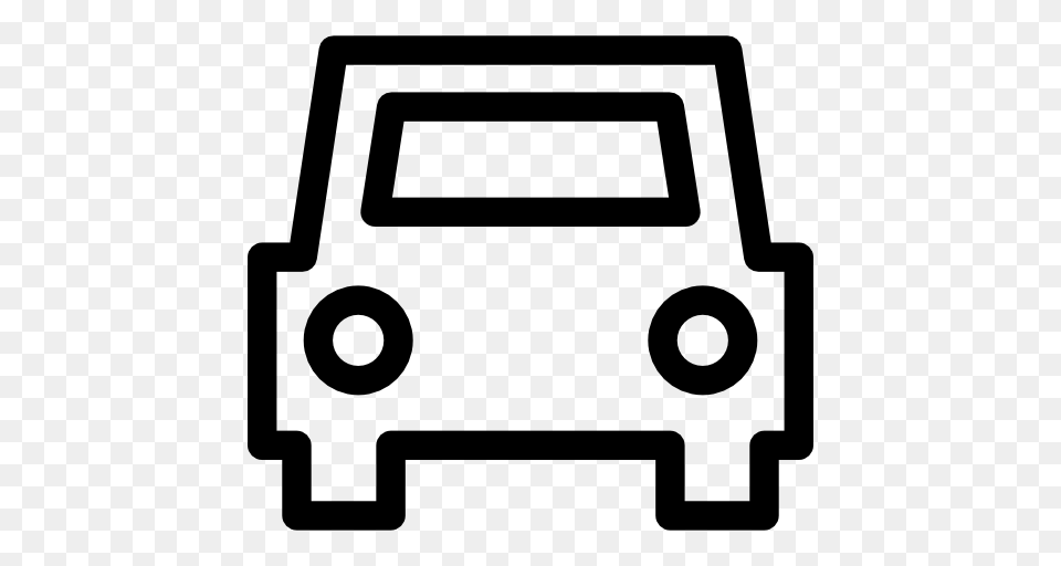 Car Front View, Stencil, Device, Grass, Lawn Png Image