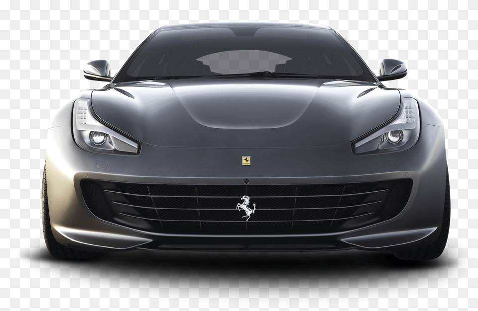 Car Front View With No Ferrari Gtc4 Lusso Front, Transportation, Vehicle, Coupe, Sports Car Png Image