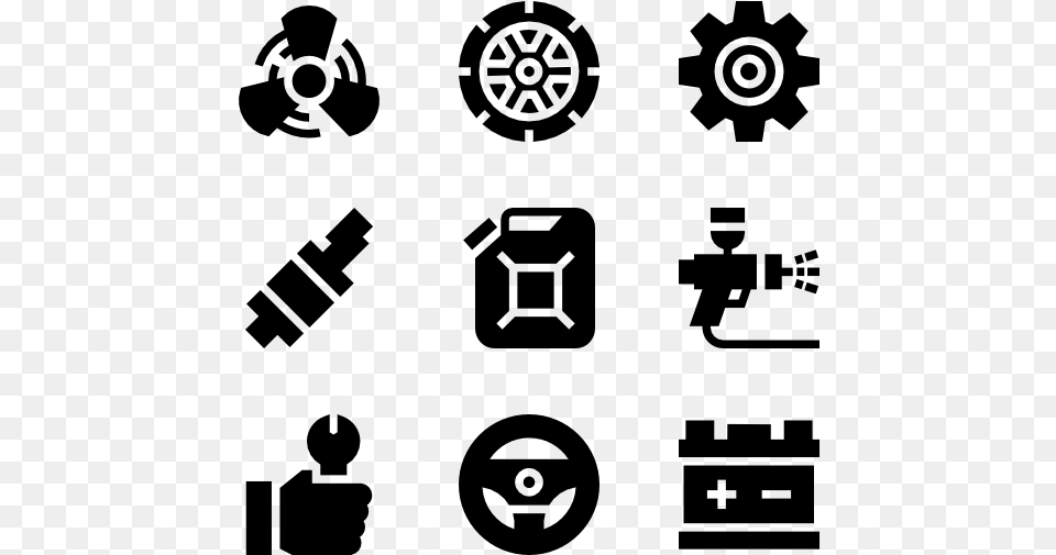 Car Garage Icons Finance, Gray Free Png Download