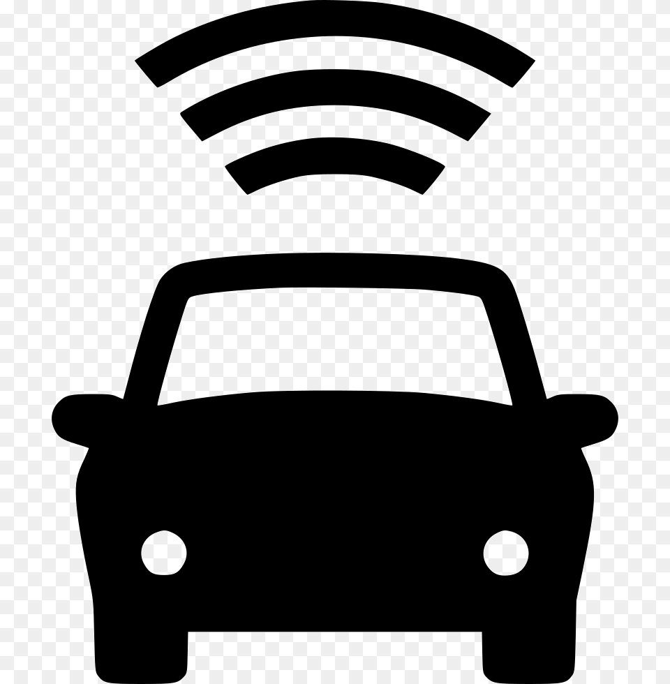 Car Gps Signal Svg Icon Download Electric Car Icon, Stencil, Silhouette Free Png