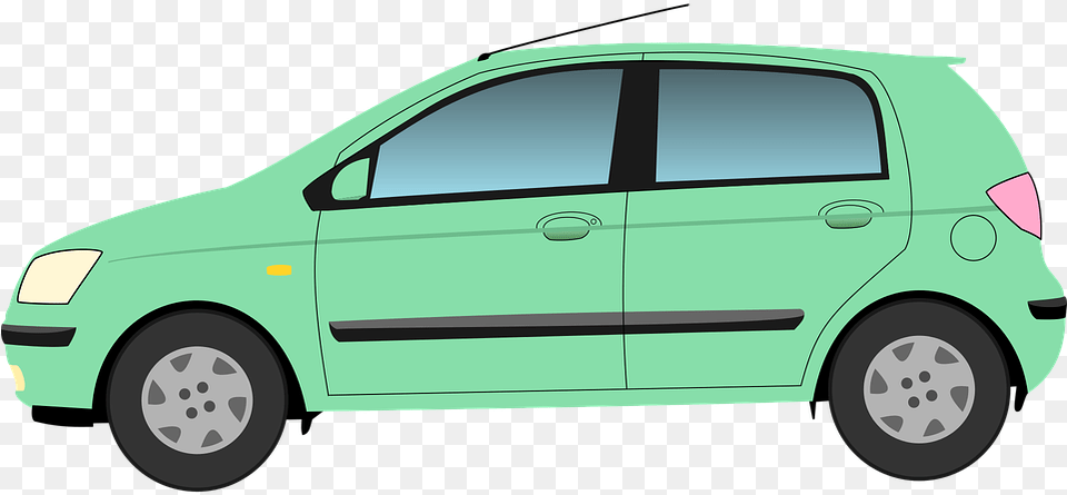 Car Green Hyundai Car Clipart Public Domain, Vehicle, Transportation, Alloy Wheel, Tire Free Png