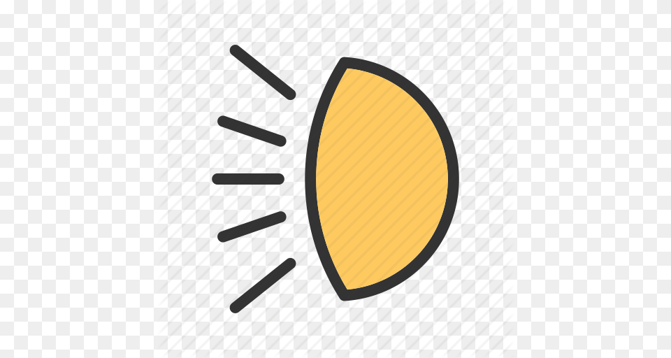 Car Head Headlight Headlights L Light Vehicle Icon, Cutlery, Food, Produce, Ping Pong Free Png Download