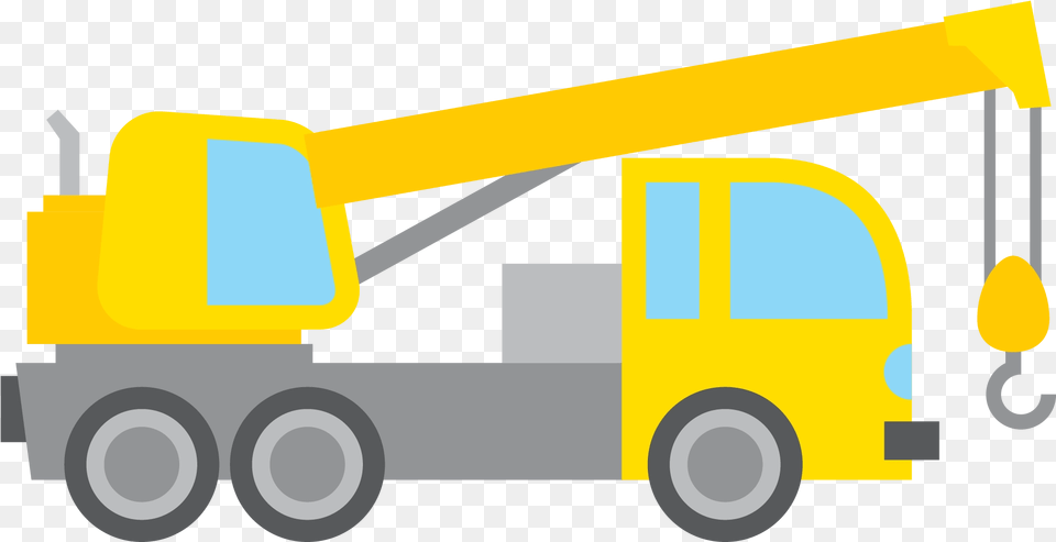Car Heavy Equipment Vehicle Clip Art Construction Vehicles Vector, Tow Truck, Transportation, Truck, Construction Crane Png