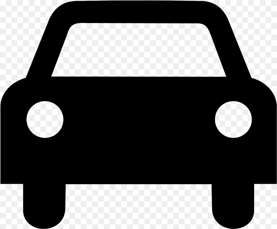 Car Icon, Gray Png Image