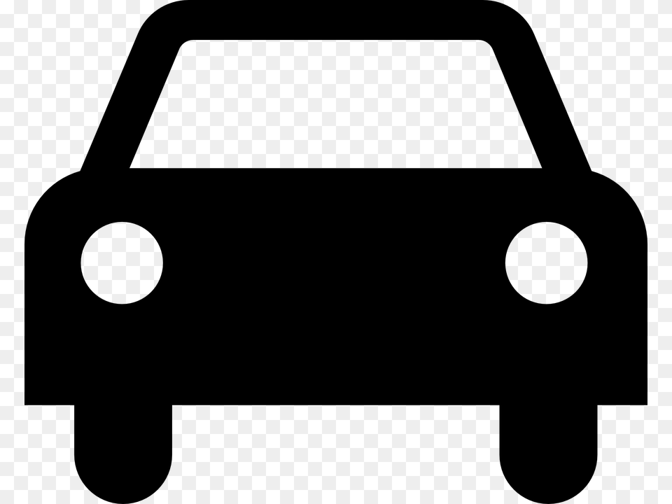 Car Icon, Gray Png Image