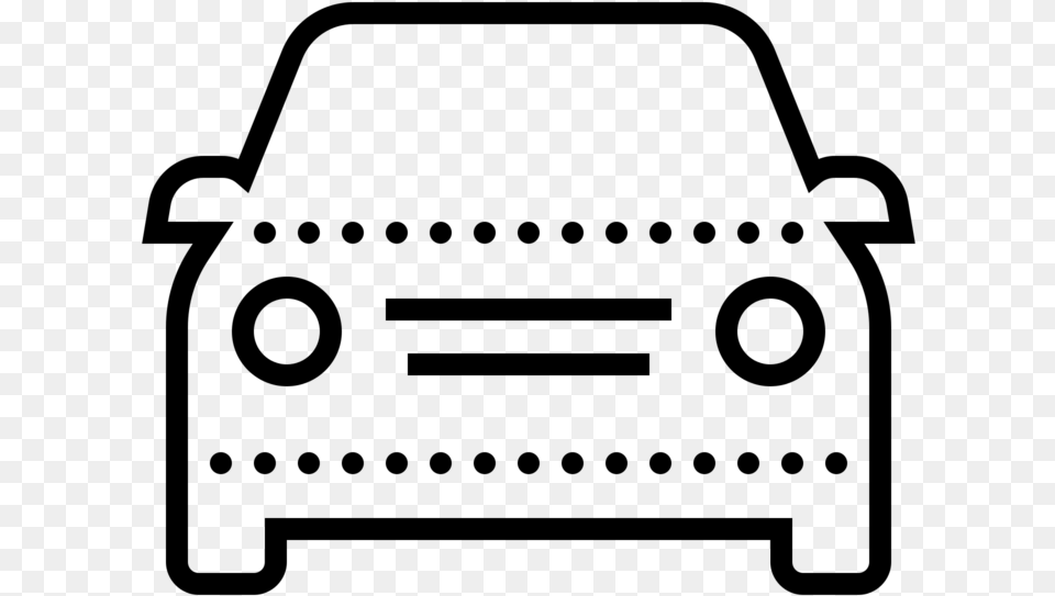 Car Icon Car Line Icon, Gray Free Png