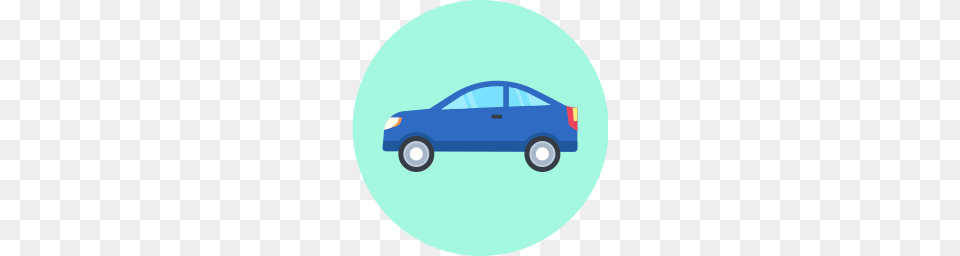 Car Icon Flat, Vehicle, Transportation, Sports Car, Sedan Png Image
