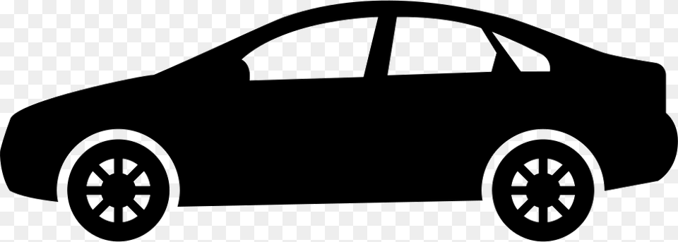 Car Icon Sedan Sedan Car Icon, Stencil, Vehicle, Transportation, Tire Free Png Download