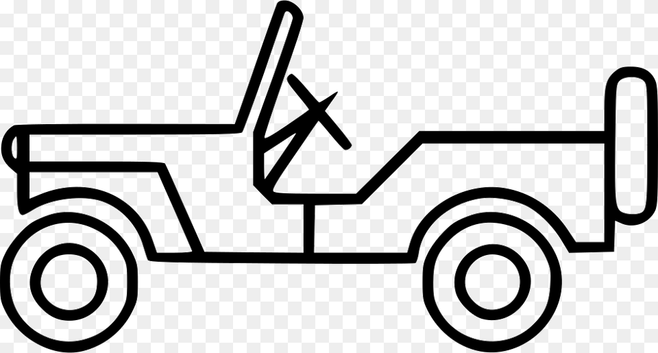 Car Jeep Transportation War World Icon Download, Device, Grass, Lawn, Lawn Mower Free Png