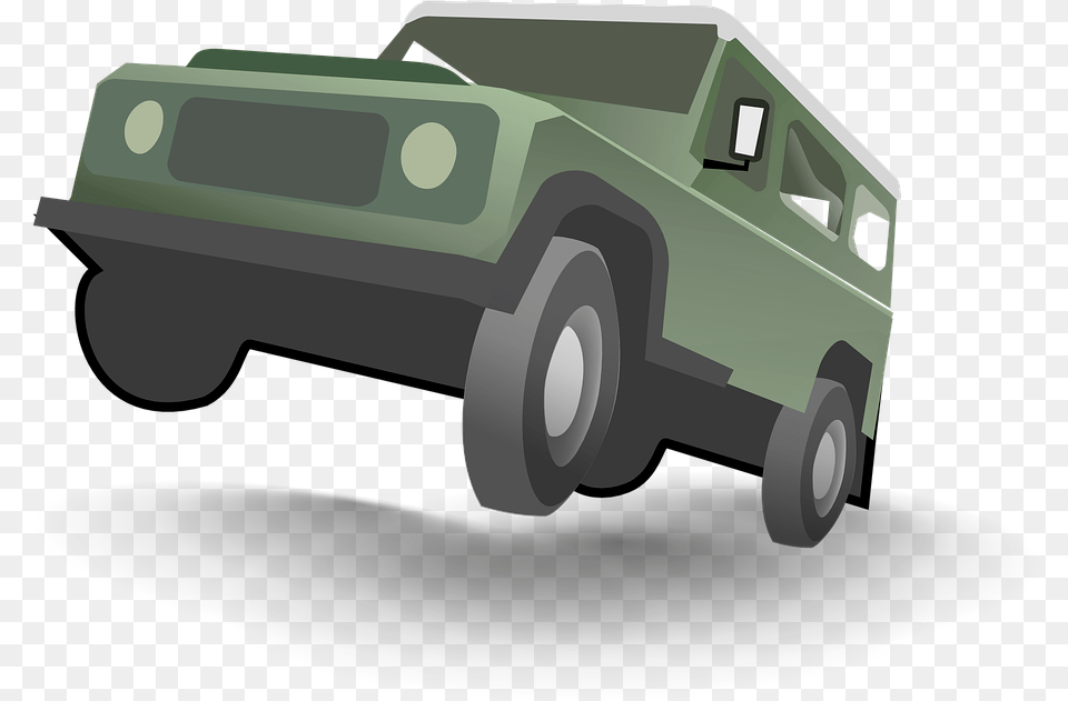 Car Jeep Vehicle Transportation Transport 4wd Clipart, Machine, Wheel, Bulldozer Png