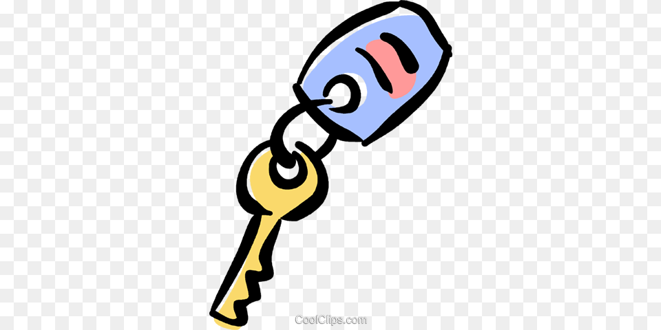 Car Keys Royalty Vector Clip Art Illustration, Key, Smoke Pipe Png