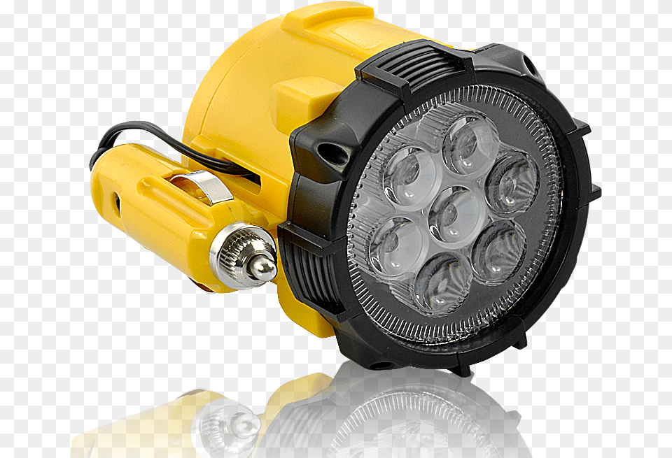 Car Led Flashlight W Magnetic Base, Lamp, Lighting, Machine, Wheel Free Png Download