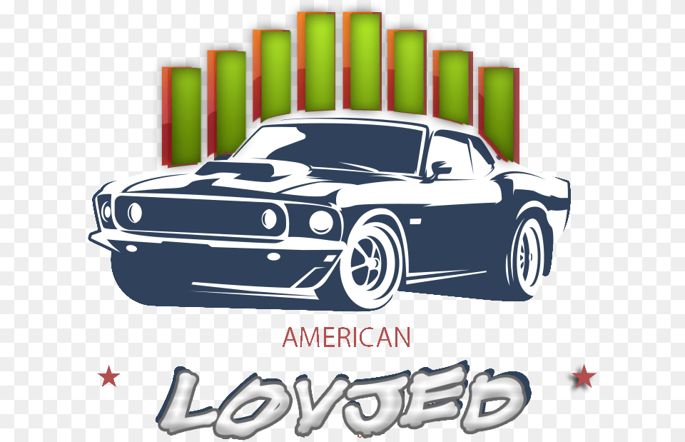 Car Light Streaks Classic Cars Poster, Vehicle, Transportation, Sports Car, Mustang Free Png