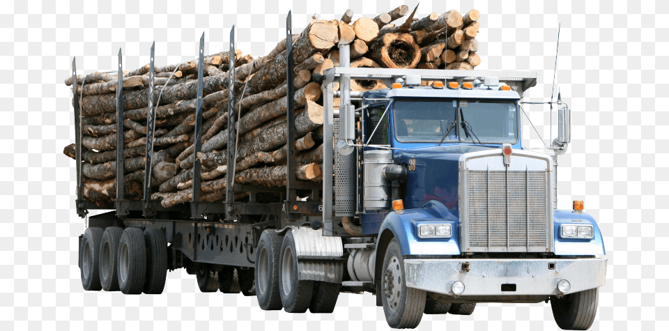 Car Logging Truck Lumberjack Forestry Logging Truck Transparent, Lumber, Trailer Truck, Transportation, Vehicle Free Png Download