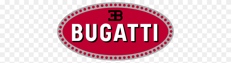 Car Logo Bugatti, Oval, Sticker Png
