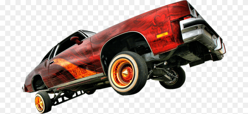 Car Lowrider Bicycle Chevrolet Impala Low Rider Car, Alloy Wheel, Vehicle, Transportation, Tire Png