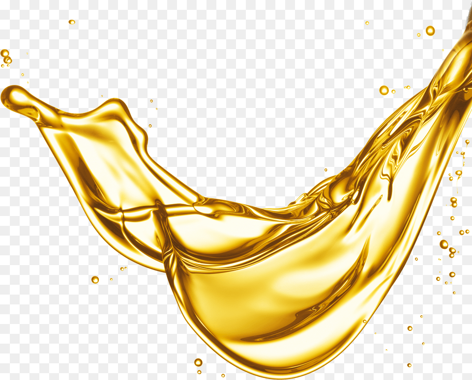 Car Lubrication Splash Motor Lubricant Oil Splash, Gold, Person Png Image