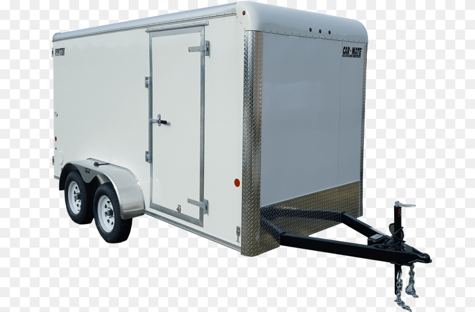 Car Mate Trailers 7 X 14 Hd Sportster Enclosed Cargo Front Trailer, Moving Van, Transportation, Van, Vehicle Free Png