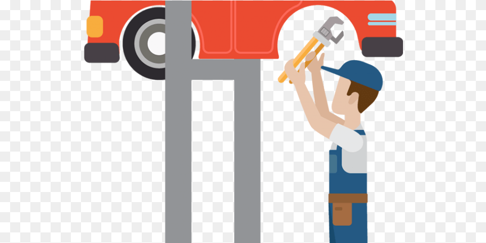 Car Mechanic Clipart Clip Art Auto Mechanic, Person, Worker, Clothing, Hardhat Free Png Download