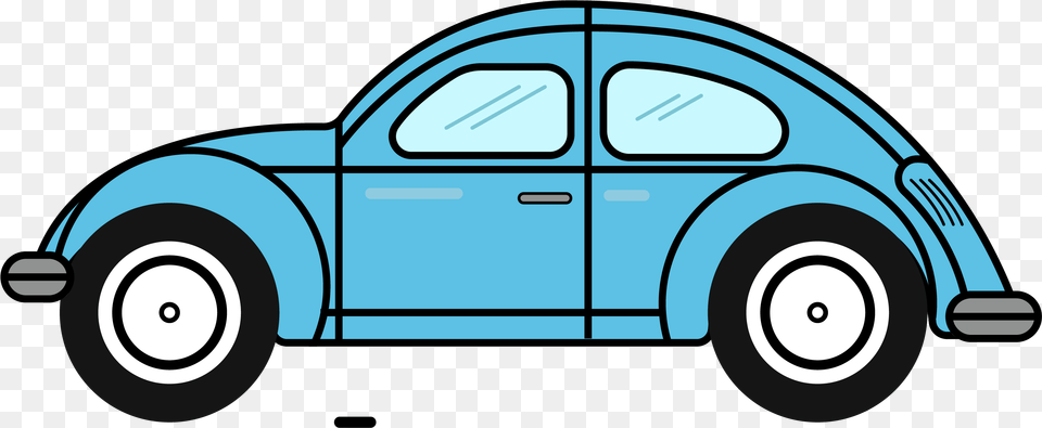 Car Minivan Volkswagen Tiguan Sport Utility Vehicle Cartoon Car Clipart, Sedan, Transportation, Machine, Wheel Png Image