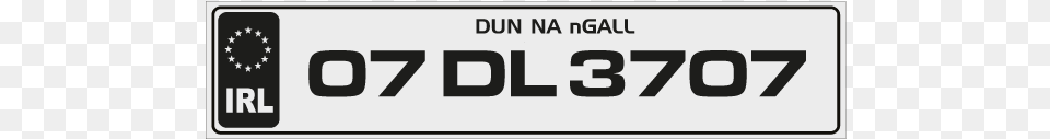 Car Number Plates Black Number Plates Ireland, License Plate, Transportation, Vehicle, Text Png