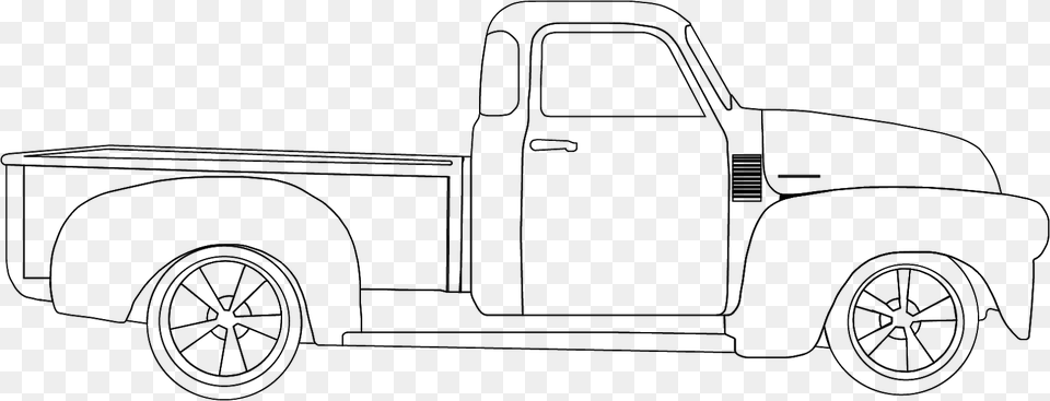 Car Outline, Gray Png Image