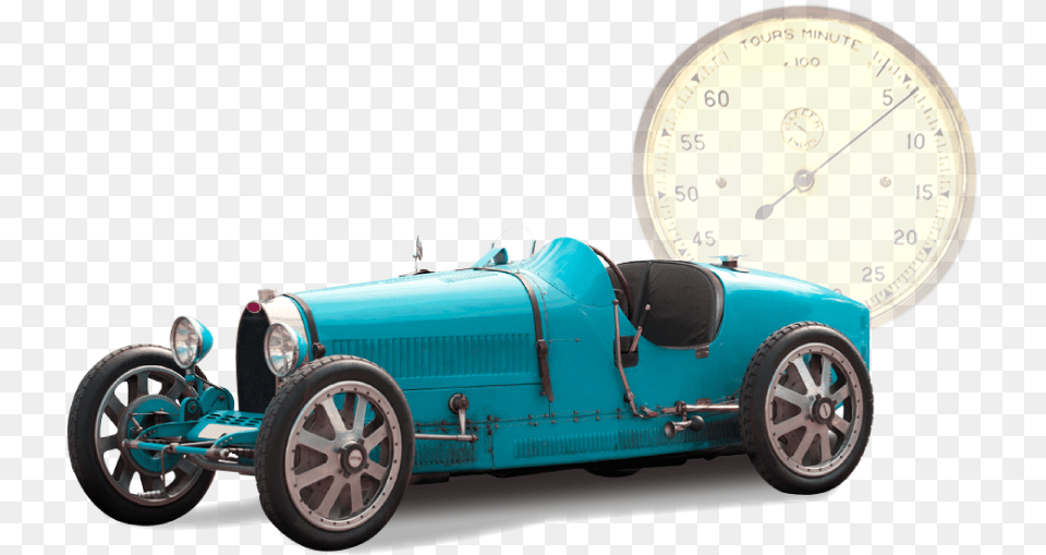 Car Outline Bugatti Old Car Bugatti Gauge, Machine, Spoke, Alloy Wheel, Vehicle Free Png Download