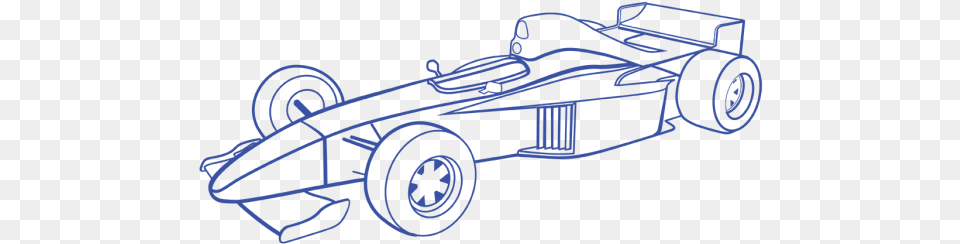 Car Outline Formula Car Drawing Download Original Draw Formula 1 Car, Auto Racing, Vehicle, Transportation, Sport Png