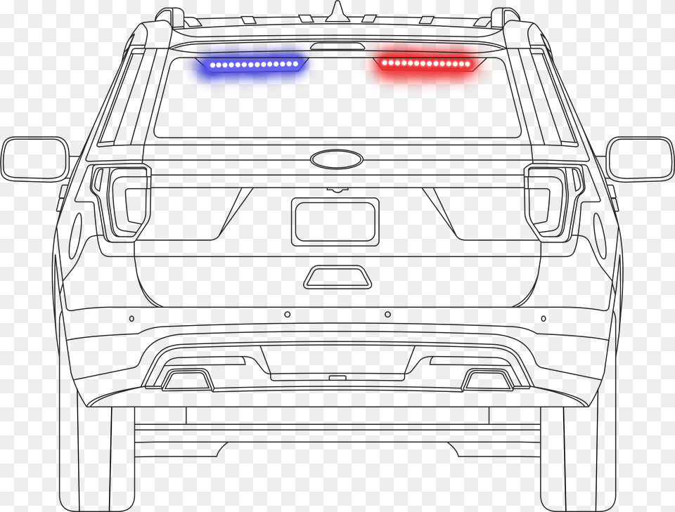 Car Outline Rear Visor Fiat Punto, Transportation, Vehicle, Computer Hardware, Electronics Free Transparent Png