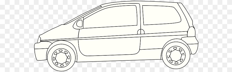 Car Outline U0026 Humvee Vectors Pixabay Renault Twingo Vector, Vehicle, Transportation, Machine, Spoke Free Transparent Png