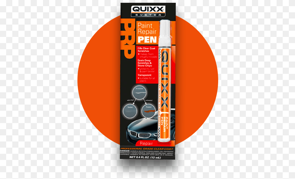 Car Paint Scratch Remover Pen Orange, Advertisement, Poster Free Png Download