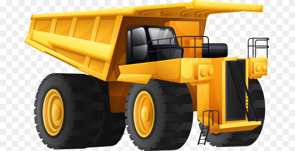 Car Pickup Truck Dump Truck Letter T For Truck, Bulldozer, Machine, Construction, Construction Crane Free Png Download