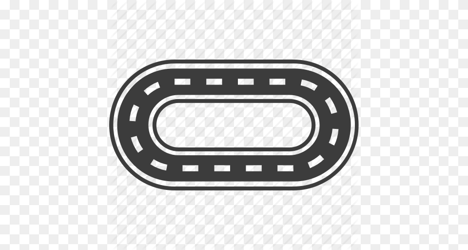 Car Racing Race Track Racing Road Track Icon, Horseshoe Png Image