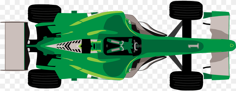 Car Racing Speed Auto Green Racing Car Automobile Top Down Race Car, Grass, Lawn, Plant, Device Free Png Download