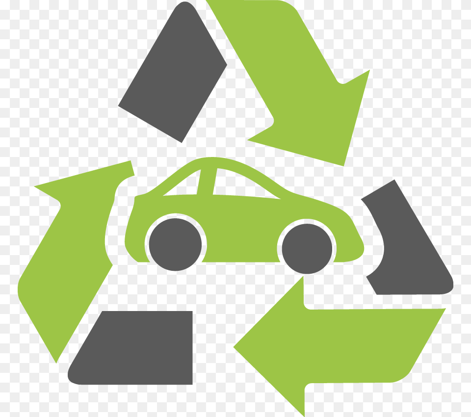 Car Recycling Services Recycle Car, Recycling Symbol, Symbol, Bulldozer, Machine Png
