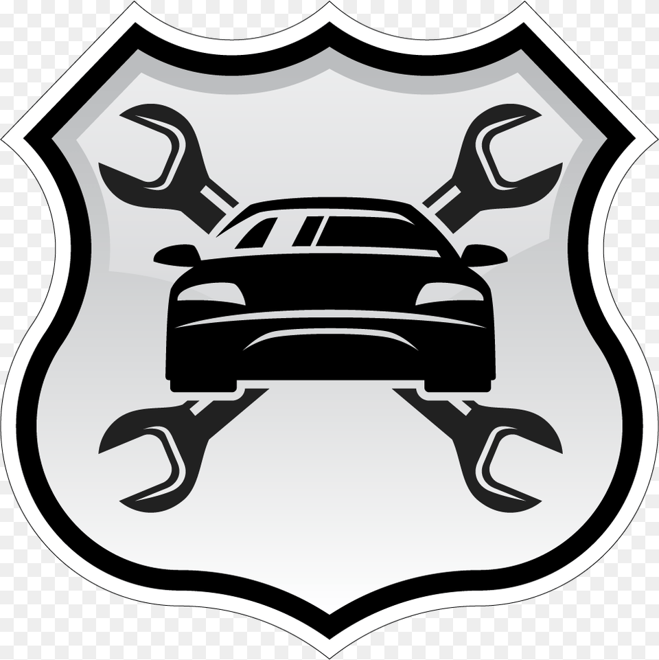 Car Repair Clipart Group Clip Black And White Library Phillips 66 Logo, Symbol, Emblem, Armor Free Png