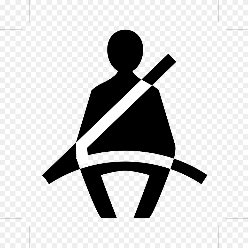 Car Seat Belt Clipart, Stencil, Silhouette, Accessories Free Png
