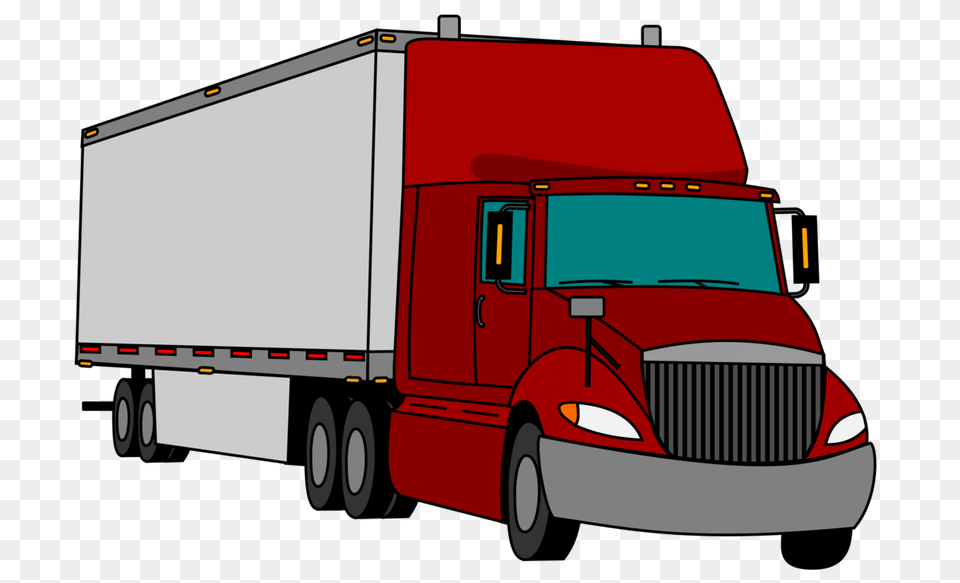 Car Semi Trailer Truck, Trailer Truck, Transportation, Vehicle, Moving Van Png Image