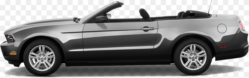Car Side View Convertible 2011 Ford Mustang Side View, Vehicle, Transportation, Wheel, Machine Png
