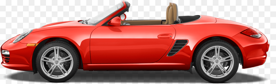 Car Side View Convertible Porsche Boxster Side View, Vehicle, Transportation, Wheel, Machine Free Png