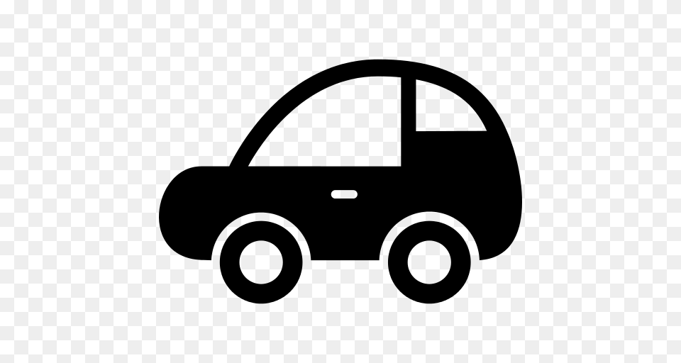 Car Side View Icon, Gray Png Image