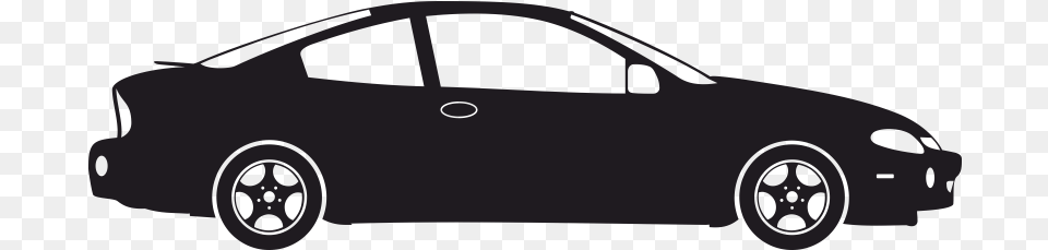 Car Silhouette Automotive Design Side Car Silhouette, Wheel, Vehicle, Transportation, Spoke Free Png Download