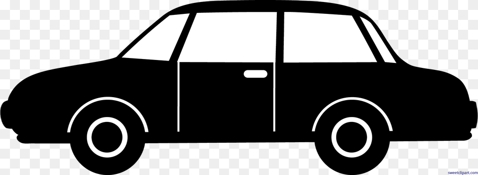 Car Silhouette Clip Art Black Car Clipart Transparent Background, Wheel, Stencil, Machine, Tire Free Png