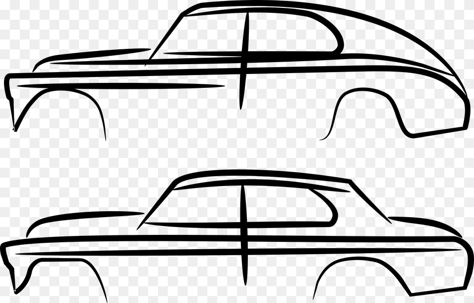 Car Silhouette Clip Arts, Gray Free Png