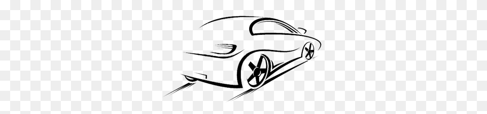 Car Silhouette Pictures, Art, Drawing, Machine, Wheel Free Png Download