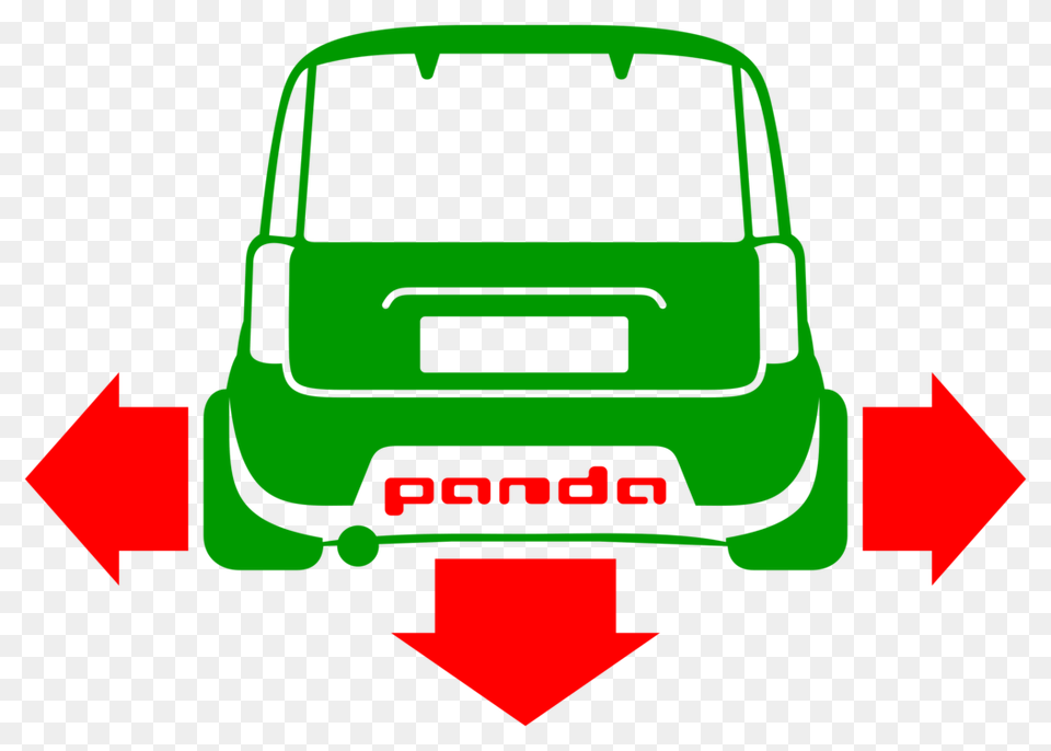 Car Sticker Adhesive Decal Fiat Panda, License Plate, Transportation, Vehicle, Bumper Free Png