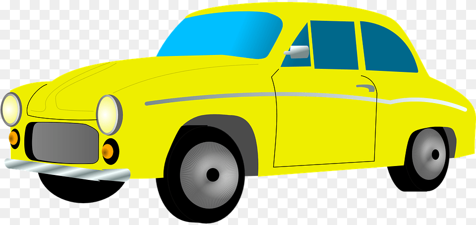 Car Taxi Cab Yellow Car Clip Art, Transportation, Vehicle Free Png Download