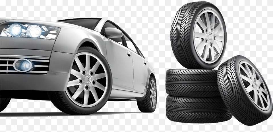 Car Tire Image Car With Tyre, Alloy Wheel, Car Wheel, Machine, Spoke Free Png Download