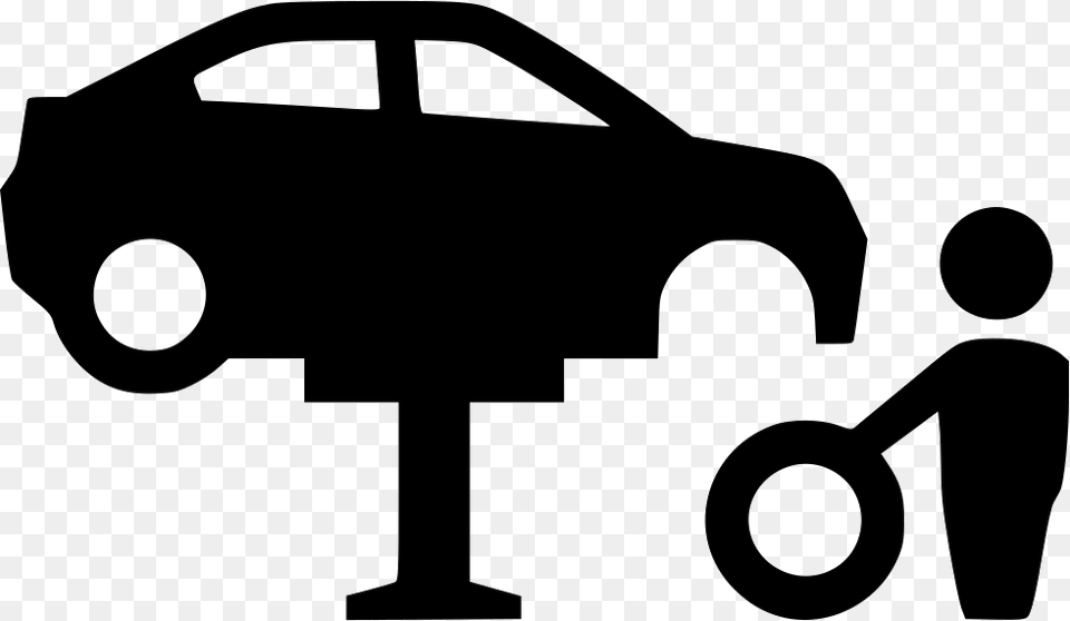 Car Tire Repair Svg Icon Download Car Repair Icon, Silhouette, Stencil, Smoke Pipe, Transportation Png