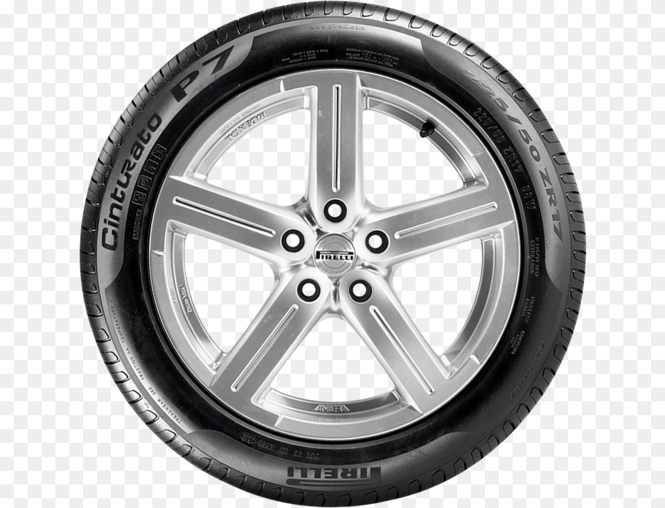 Car Tire Side Pirelli Cinturato P7 Blue 215 50r17, Alloy Wheel, Car Wheel, Machine, Spoke Png Image